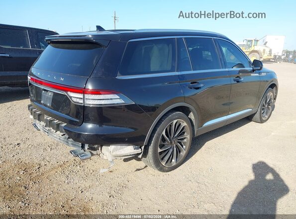 5LM5J7XC4PGL00744 2023 LINCOLN AVIATOR Черный Задняя правая четверть