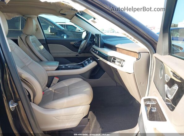 5LM5J7XC4PGL00744 2023 LINCOLN AVIATOR Черный Вид салона спереди