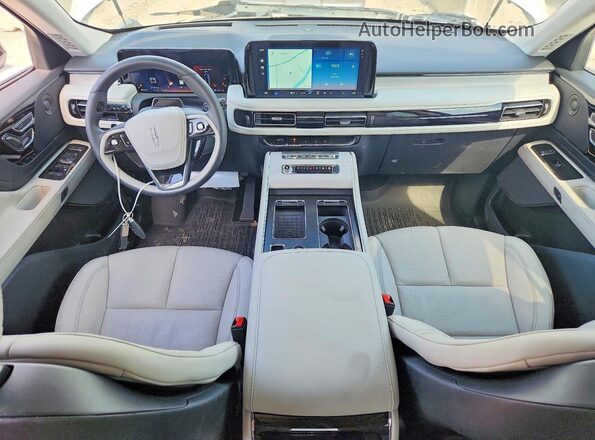 5LM5J7XC4TGL12189 2026 LINCOLN AVIATOR White Вид панелі приладів