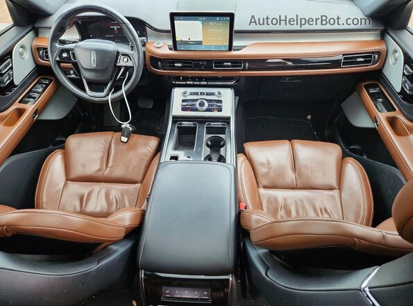 5LM5J7XC5NGL17467 2022 LINCOLN AVIATOR Silver Вид панелі приладів