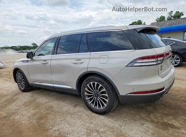 5LM5J7XC5NGL17467 2022 LINCOLN AVIATOR Silver Задня ліва чверть