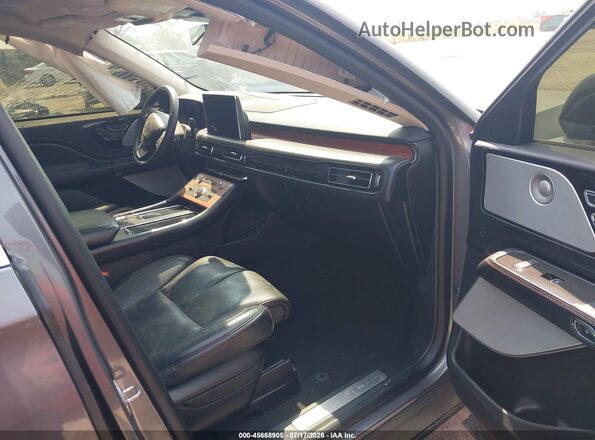 5LM5J7XC6MGL05665 2021 LINCOLN AVIATOR Серый Вид салона спереди
