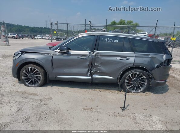 5LM5J7XC6MGL05665 2021 LINCOLN AVIATOR Серый Вид задней части салона
