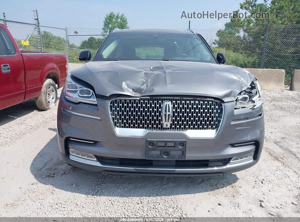 5LM5J7XC6MGL05665 2021 LINCOLN AVIATOR Серый Вид панели приборов