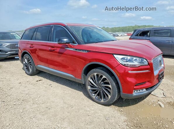 5LM5J7XC7LGL09111 2020 LINCOLN AVIATOR Red Передня права чверть