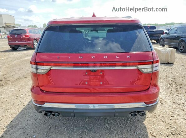 5LM5J7XC7LGL09111 2020 LINCOLN AVIATOR Red Вид ззаду