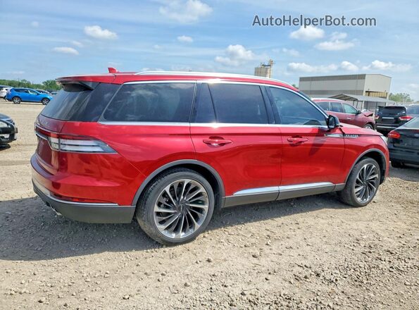 5LM5J7XC7LGL09111 2020 LINCOLN AVIATOR Red Задня права чверть