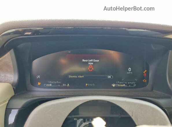 5LM5J7XC7LGL09111 2020 LINCOLN AVIATOR Red Вид щитка приладів