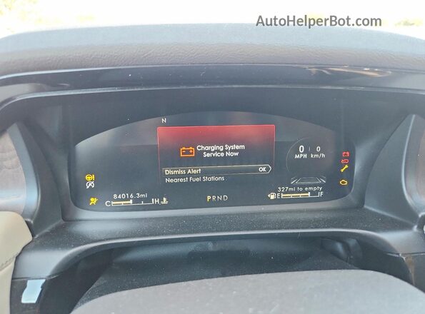 5LM5J7XC7LGL09819 2020 LINCOLN AVIATOR White Instrument cluster view