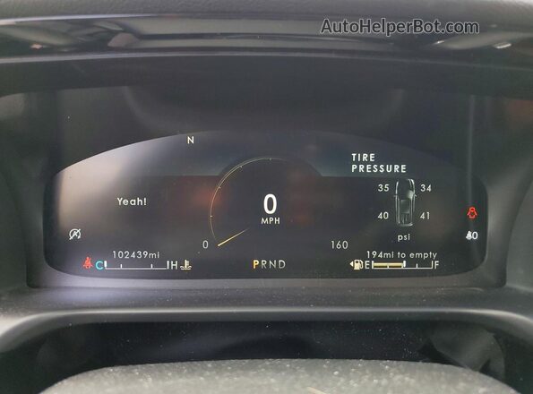 5LM5J7XC7LGL23333 2020 LINCOLN AVIATOR Black Instrument cluster view