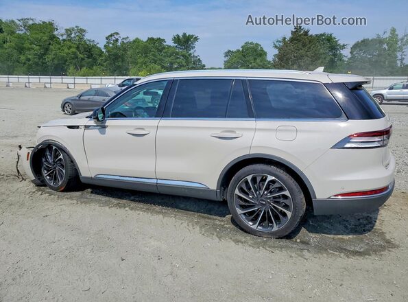 5LM5J7XC8LGL03205 2020 LINCOLN AVIATOR Beige Trasero izquierdo