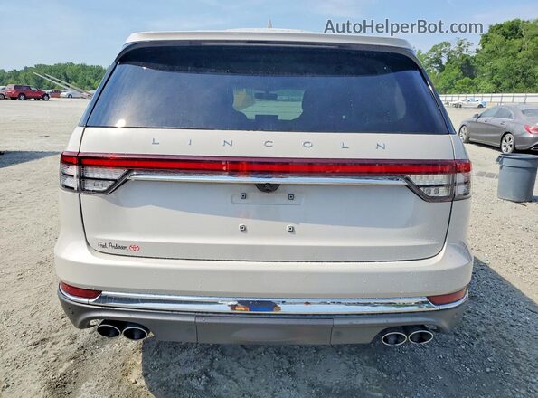 5LM5J7XC8LGL03205 2020 LINCOLN AVIATOR Beige Vista trasera