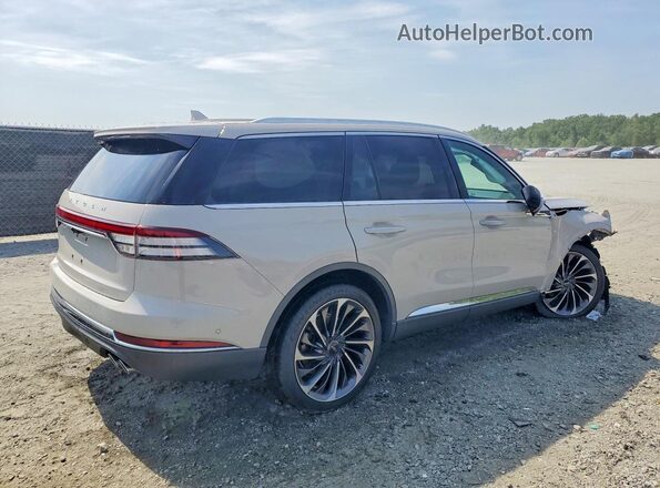 5LM5J7XC8LGL03205 2020 LINCOLN AVIATOR Beige Trasero derecho