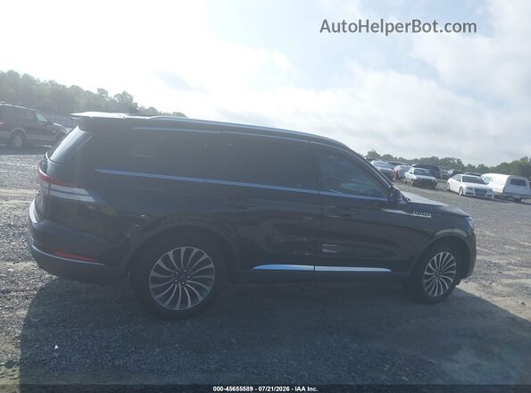 5LM5J7XC8MGL01682 2021 LINCOLN AVIATOR Black Вид задньої частини салону
