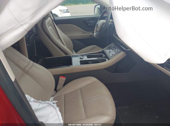 5LM5J7XC9LGL09255 2020 LINCOLN AVIATOR Red Vista interior delantera