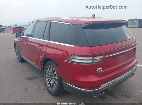 5LM5J7XC9LGL09255 2020 LINCOLN AVIATOR Red Trasero izquierdo