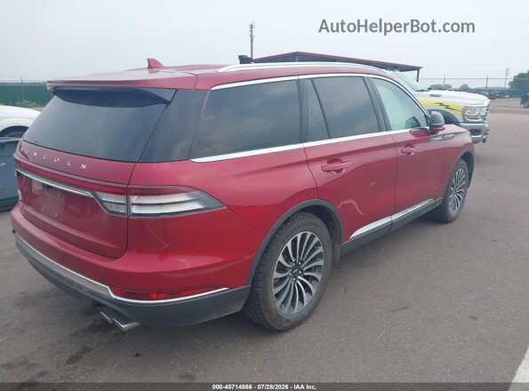 5LM5J7XC9LGL09255 2020 LINCOLN AVIATOR Red Trasero derecho