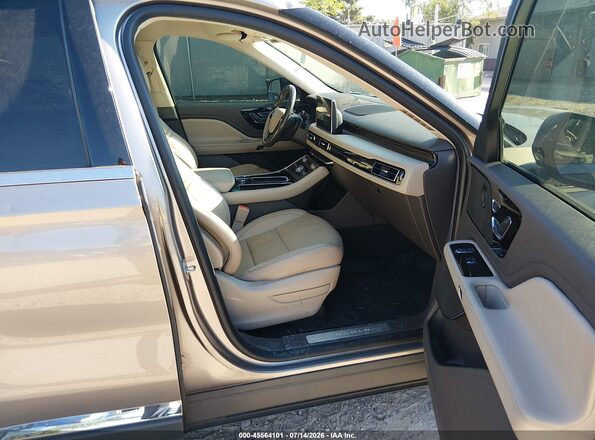 5LM5J7XC9LGL16299 2020 LINCOLN AVIATOR Champagne წინა სალონის ხედი