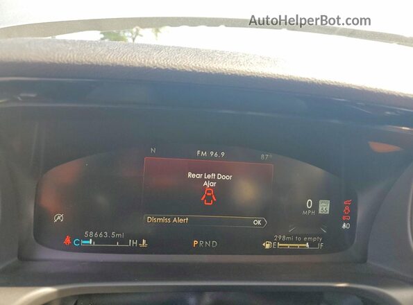 5LM5J7XC9LGL21129 2020 LINCOLN AVIATOR Silver Instrument cluster view