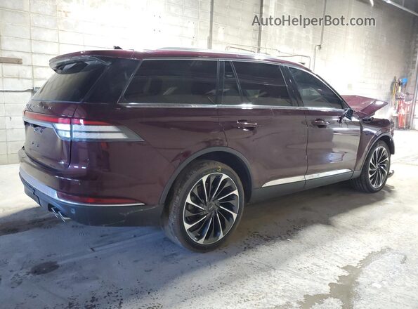 5LM5J7XC9NGL07489 2022 LINCOLN AVIATOR Burgundy 