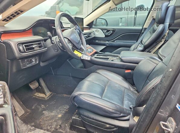 5LM5J7XC9NGL12126 2022 LINCOLN AVIATOR Charcoal Widok wnętrza z przodu
