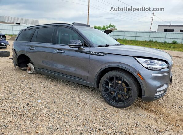 5LM5J7XC9NGL12126 2022 LINCOLN AVIATOR Charcoal Przód prawy