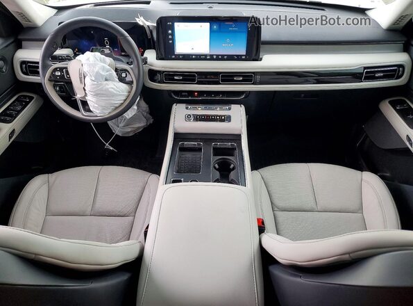 5LM5J7XC9SGL31433 2025 LINCOLN AVIATOR White Вид панелі приладів