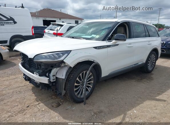 5LM5J7XCXLGL21530 2020 LINCOLN AVIATOR White Front left