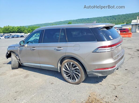 5LM5J7XCXLGL25318 2020 LINCOLN AVIATOR Tan Trasero izquierdo