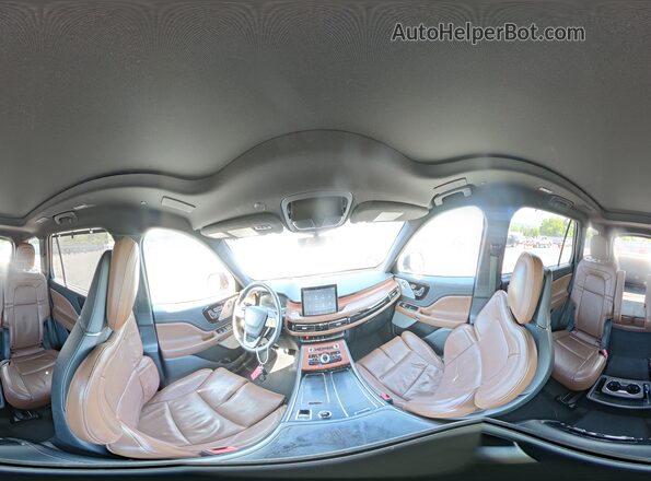 5LM5J7XCXLGL25318 2020 LINCOLN AVIATOR Tan Vista interior de 360 grados