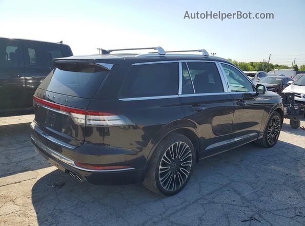 5LM5J9XC0MGL08377 2021 LINCOLN AVIATOR Black Tył prawy