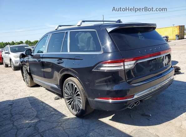 5LM5J9XC0MGL08377 2021 LINCOLN AVIATOR Black Tył lewy