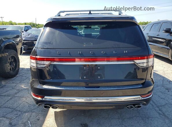 5LM5J9XC0MGL08377 2021 LINCOLN AVIATOR Black Widok z tyłu
