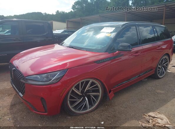5LM5J9XC1SGL02164 2025 LINCOLN AVIATOR Красный Передняя левая четверть