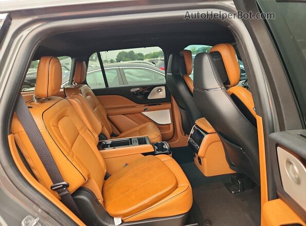 5LM5J9XC4NGL03619 2022 LINCOLN AVIATOR Gray Vista interior trasera