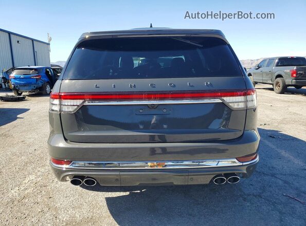 5LM5J9XC5MGL07516 2021 LINCOLN AVIATOR Gray Հետևի տեսք