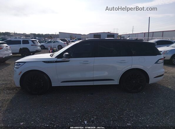 5LM5J9XCXRGL01928 2024 LINCOLN AVIATOR White Widok wnętrza 360 stopni
