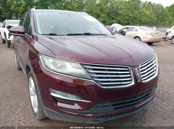 5LMCJ1C90JUL03986 2018 LINCOLN MKC Темно-бордовый Вид щитка приборов