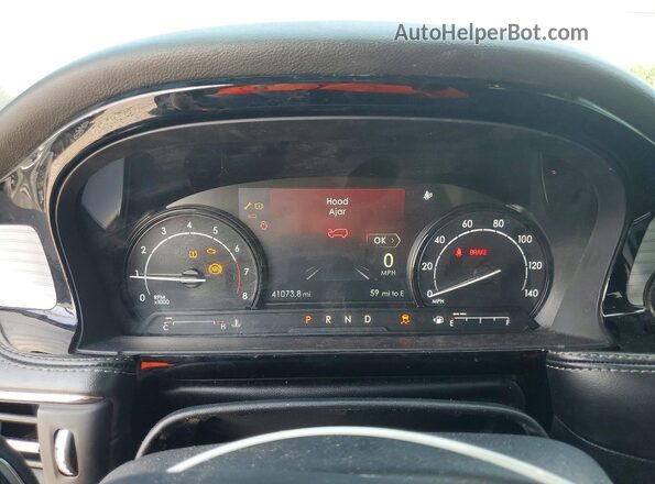5LMCJ1C90MUL01885 2021 LINCOLN CORSAIR Gray Вид щитка приладів