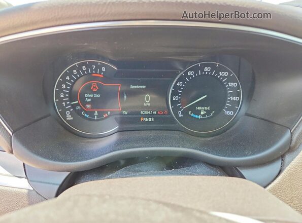 5LMCJ1C91JUL32929 2018 LINCOLN MKC Purple Вид щитка приладів