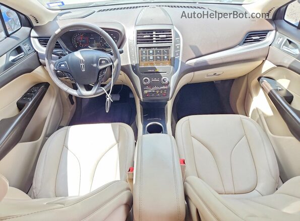 5LMCJ1C92JUL01706 2018 LINCOLN MKC Tan Առջևի վահանակի տեսք