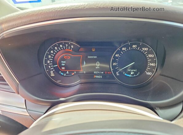 5LMCJ1C92JUL01706 2018 LINCOLN MKC Tan Սարքավորումների վահանակի տեսք