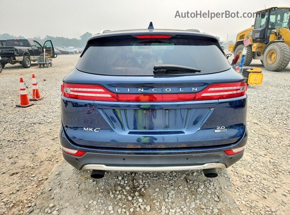 5LMCJ1C94GUJ21054 2016 LINCOLN MKC Blue Вид ззаду
