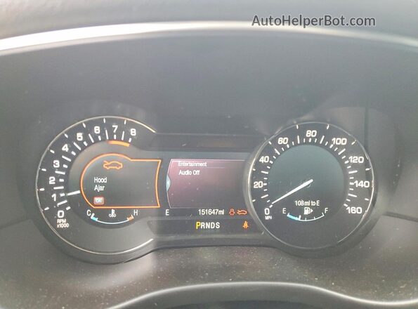 5LMCJ1C94GUJ22043 2016 LINCOLN MKC Silver ხელსაწყოთა პანელის ხედი