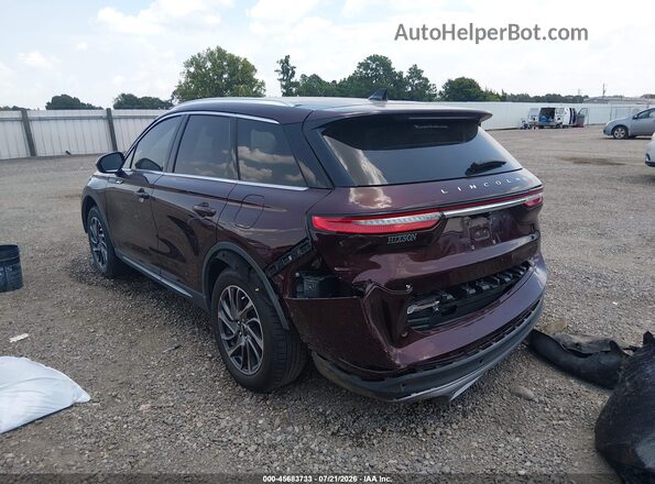 5LMCJ1C94LUL11544 2020 LINCOLN CORSAIR Maroon Trasero izquierdo