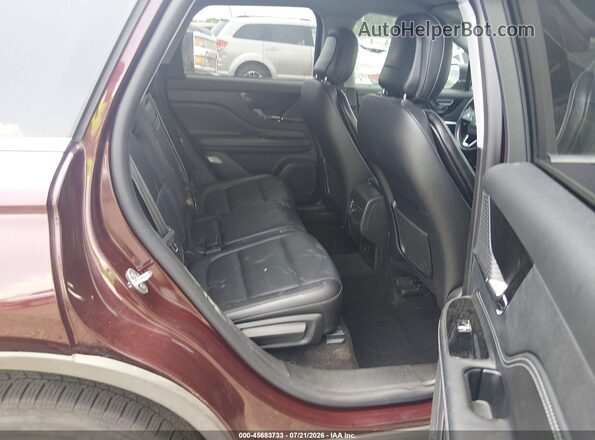 5LMCJ1C94LUL11544 2020 LINCOLN CORSAIR Maroon Vista de la etiqueta del VIN