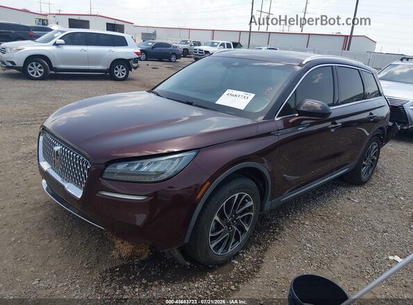 5LMCJ1C94LUL11544 2020 LINCOLN CORSAIR Maroon Vista tres cuartos delantera izquierda