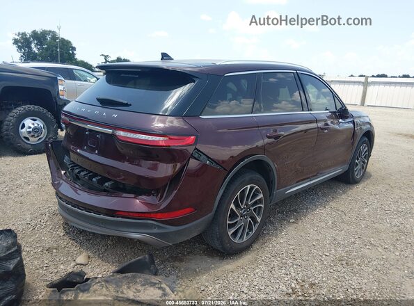 5LMCJ1C94LUL11544 2020 LINCOLN CORSAIR Maroon Trasero derecho