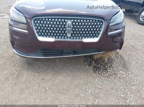 5LMCJ1C94LUL11544 2020 LINCOLN CORSAIR Maroon Vista frontal