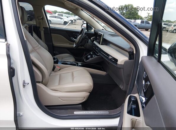 5LMCJ1C95MUL04877 2021 LINCOLN CORSAIR White Widok wnętrza z przodu